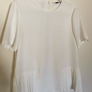 Zara white like new blouse